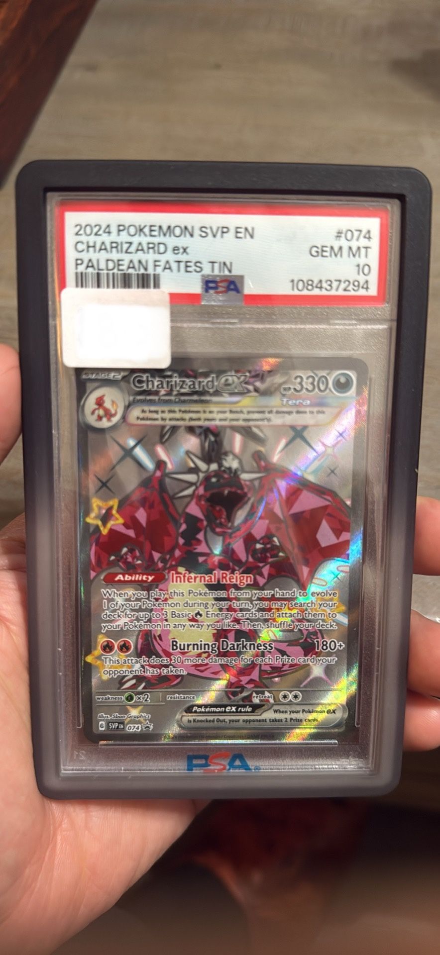 Charizard Ex 074 PSA 10