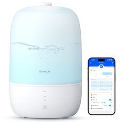 “New”Smart Humidifier (3liter) Cool Most,wi Fi ,night Light Works  With Alexa(retail$49)