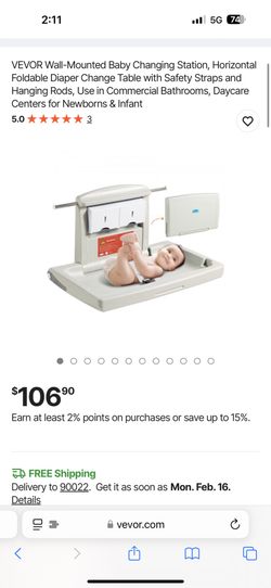 Changing Table Folding