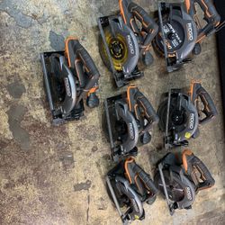 RIDGID 7-1/4 Circular Saw (tool Only ) Each $80