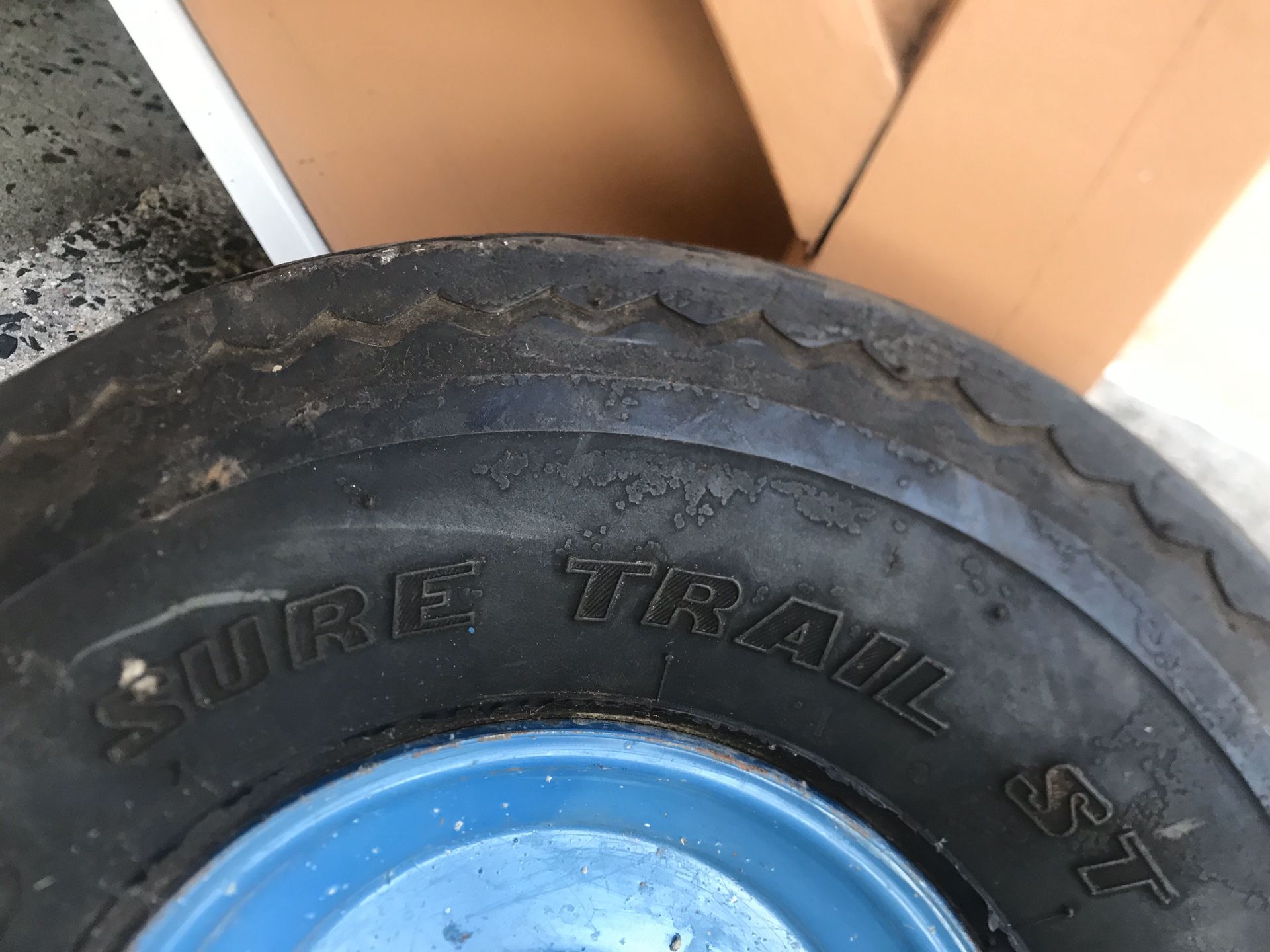 Small trailer tire