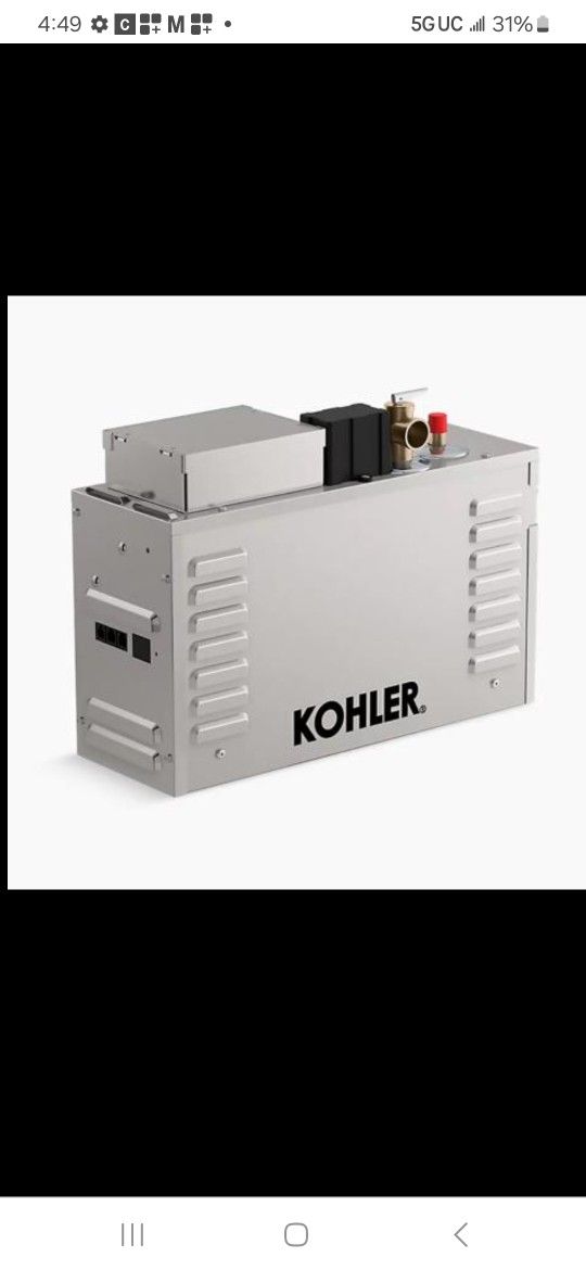 Kohler K-32326-NA
Invigoration 2.0 Steam Shower 9kW Generator
Model
K-32326