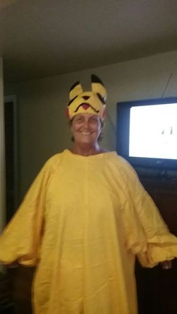 1990'S Professional Made Pokemon Pickachu Costume Great for Kids Parties