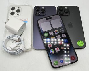 Apple IPhone 14 Pro Max 256gb Unlocked Any Service With Case Chargers Warranty $480