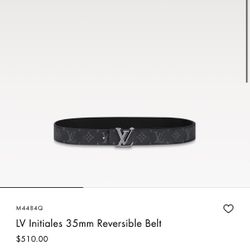 Used Louis Vuitton Belt Without Box
