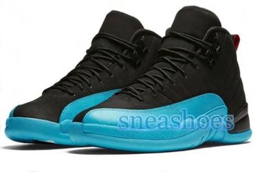 Air Jordan 12 Black & Blue Men’s Sneakers