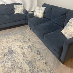 Two Couches Plus Rug