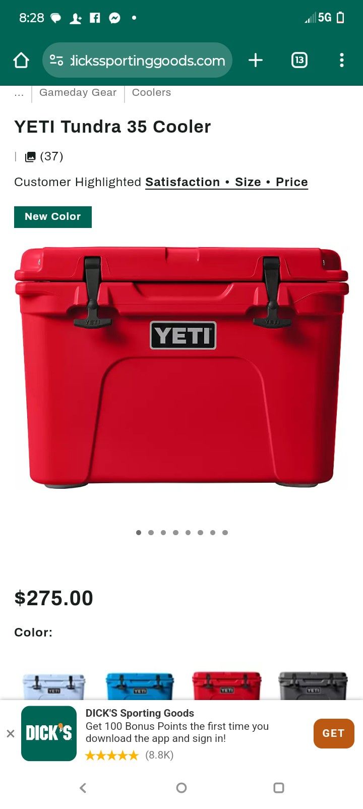 Yeti Cooler