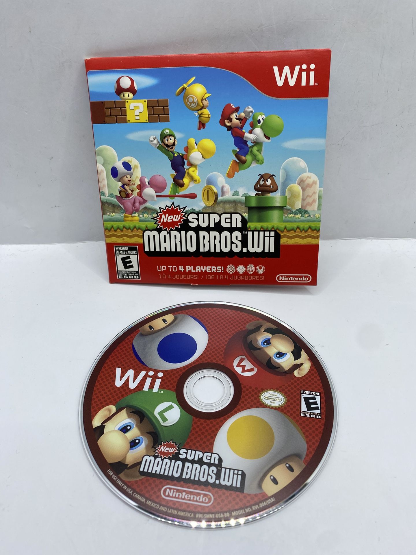 New Super Mario Bros. Wii (Nintendo Wii, 2009) w/ Sleeve! Tested Authentic