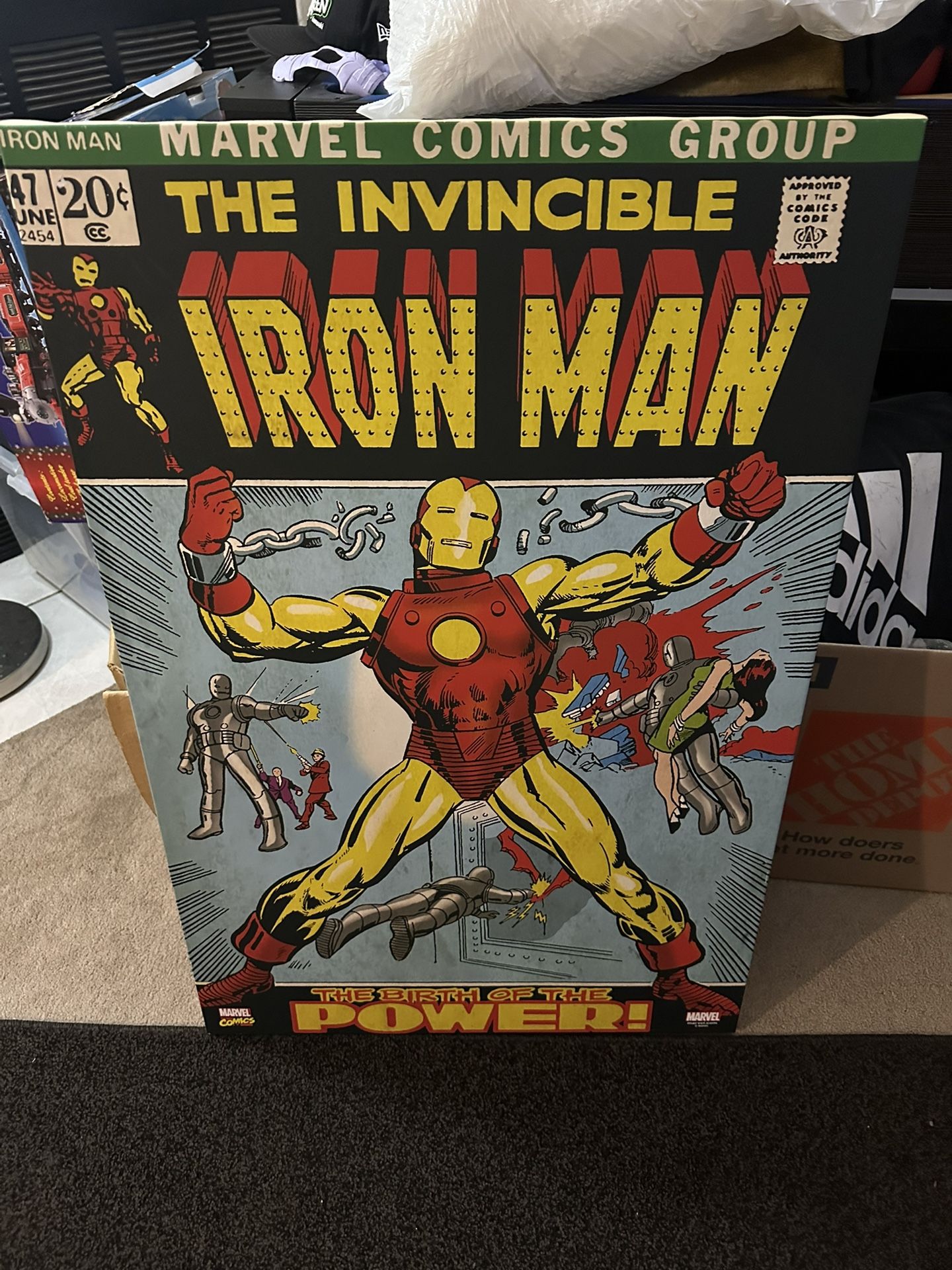 Iron Man Canvas 24 X 36