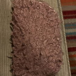 Pink Fur Glasses Holder