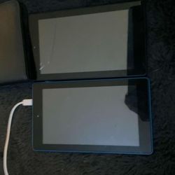 Two Kindle Fire Tablets 