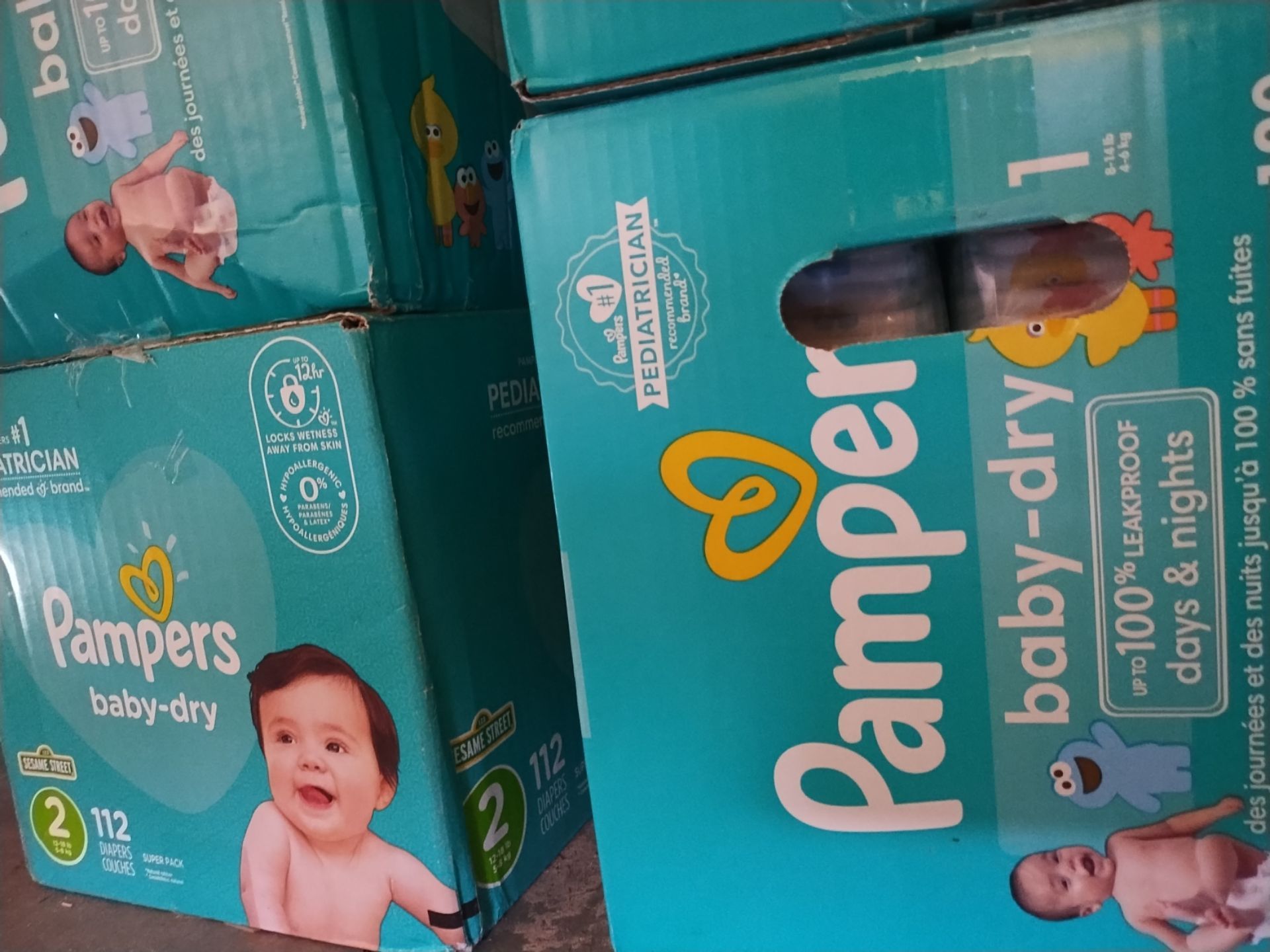 Trade Pampers size 1 and 2