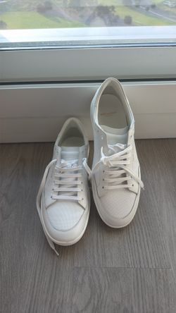 Men’s white saint Laurent sneaker size 12 like new