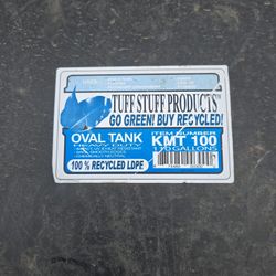 Outdoor Oval Water Tank