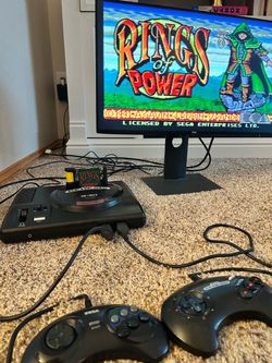 Sega Genesis 16-Bit Console with Two Controllers