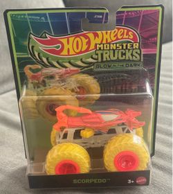 Hot Wheels Monster Trucks Scorpedo Glow in the Dark
