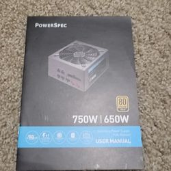 PowerSpec 750W Gold Fully Modular Power Supply