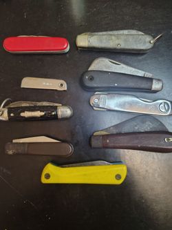 Lot of 9 Vintage Pocket Knives