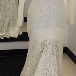 New With Tags Size 12 Wedding Dress $175