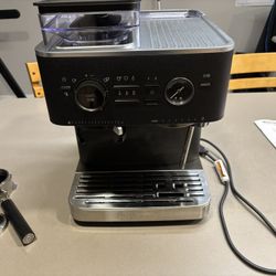 Kitchen Aid Espresso Maker With Steamer & Burr Grinder