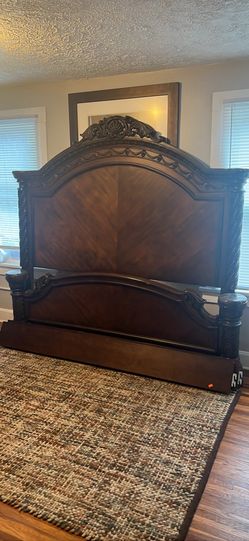 King bed frame and dresser