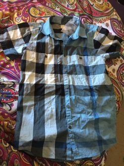 Boys Burberry shirt AUTHENTIC 12y