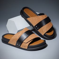 Men’s Comfortable Slide Sandals – Non-Slip Summer Slippers