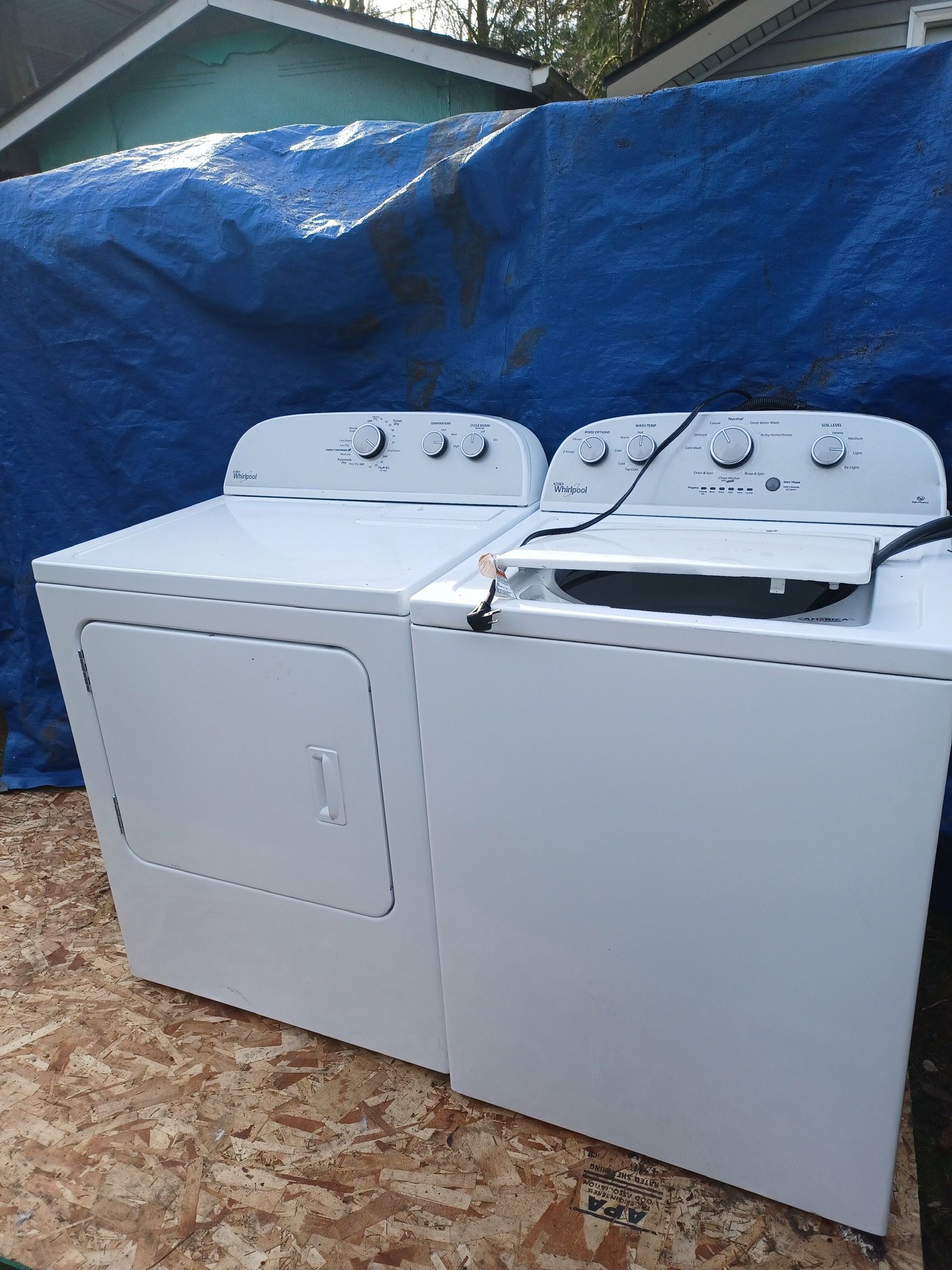 Washer Dryers. Refrigerators