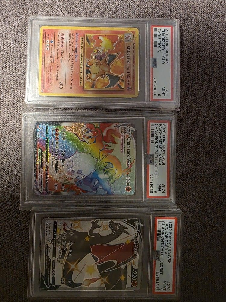 Charizards PSA 9s
