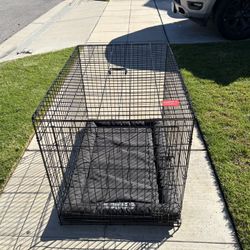 Large Dog crate 42x28x30 With KONG Pad 