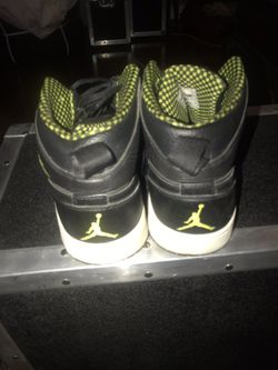Jordan’s high top shoes