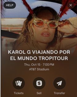 Karol G Tickets Arlington