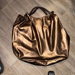 Nordstrom Metallic Hobo Bag with Braided Handles box 1
