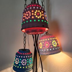 Vintage swag lamps. Please read description.
