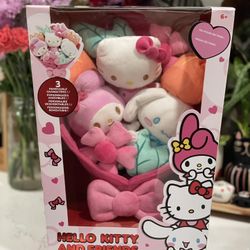 Hello Kitty and Friends - 12inch Plush Valentine’s Bouquet.