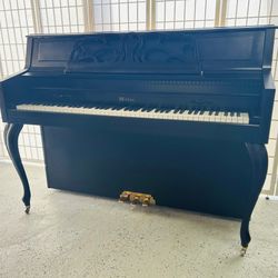 2003 Weber WFX-43 Satin Black Console Piano / Delivery Included  