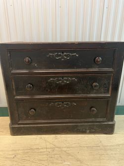 Old Antique Brown Dresser