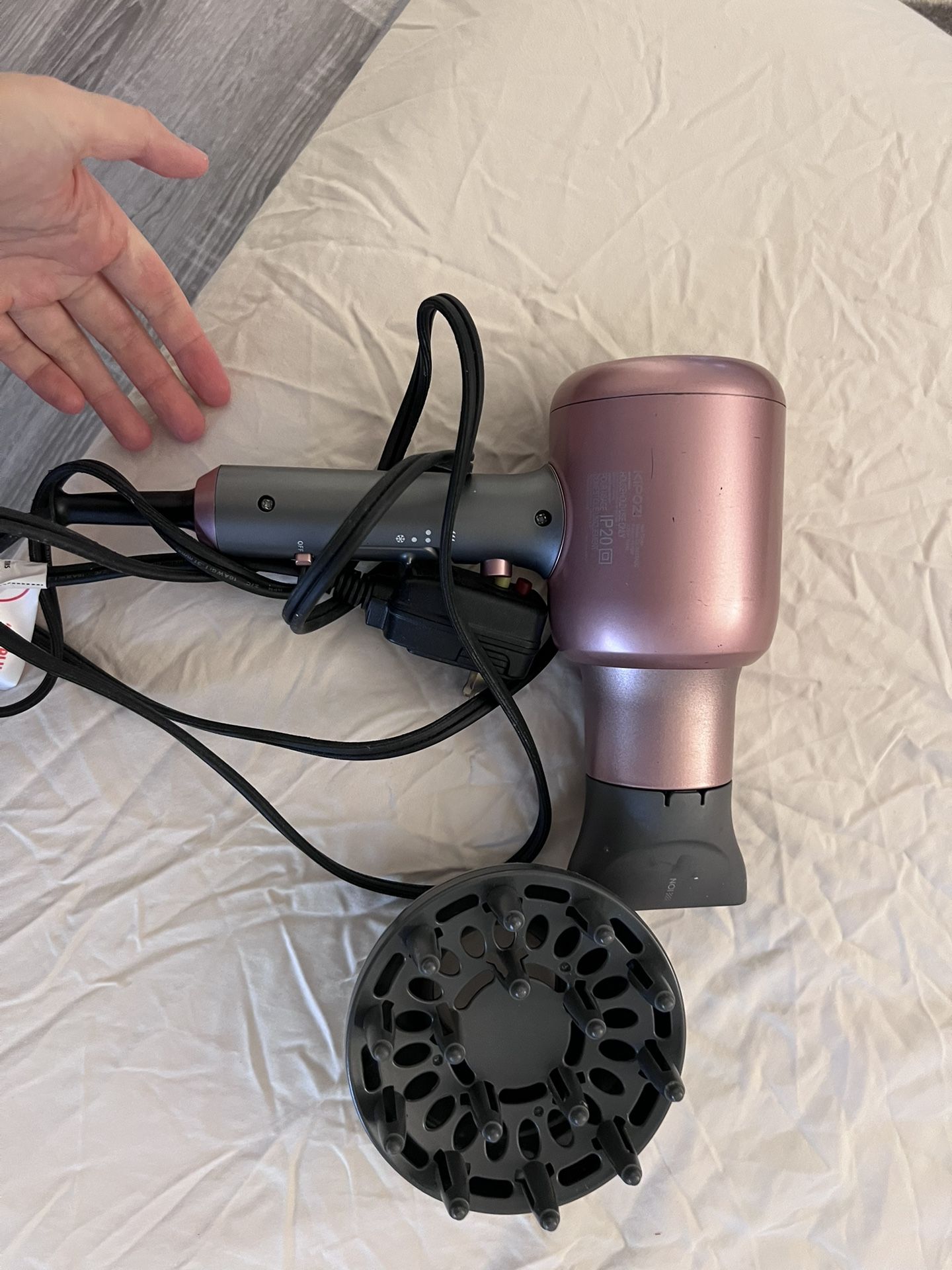 Hair Dyer and Straightener, all together 