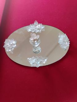 Vintage Shannon Crystal vanity Set