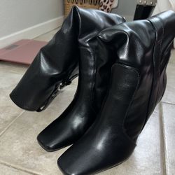 Knee High Leather Boots 