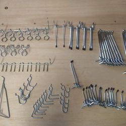 Peg Board Attachments 60 pieces