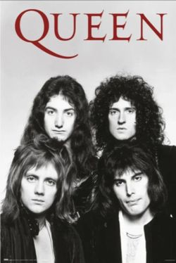 Queen Band Wall Poster 24"x36"