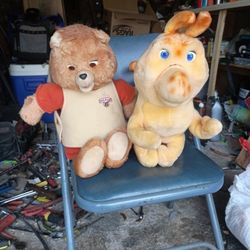 Original Teddy Ruxpin and Grubby 