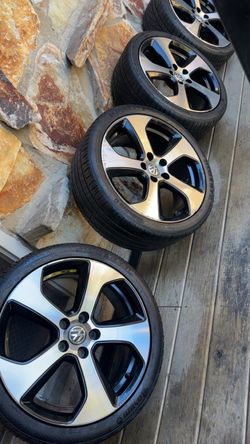 18” VW Jetta rims and tires 5x112