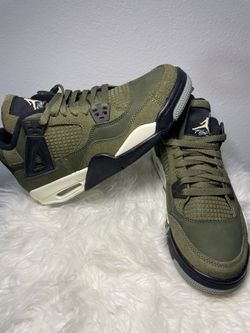 Nike Air Jordan 4 Retro SE Craft Medium Olive Size 6.5 Y /Women’s 8 FB9928-200