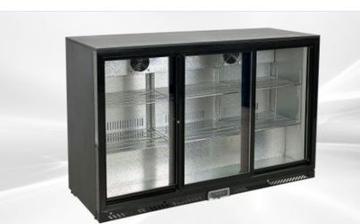 NSF Merchandiser Beverage back bar cooler slide door BBT350S