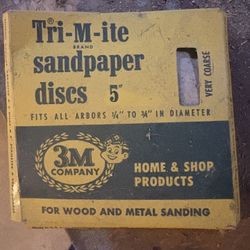 Vintage 3 M Sandpaper