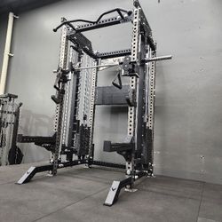 Vesta Ultimate Pro Series 3in1 Squat Rack | 400lb Weight Stack | Functional Trainer | 45lbs Smith Barbell | Gym Equipment |FREE DELIVERY🚚 