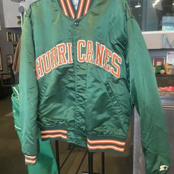 Vintage 1980’s Original Miami Hurricanes Starter Jacket